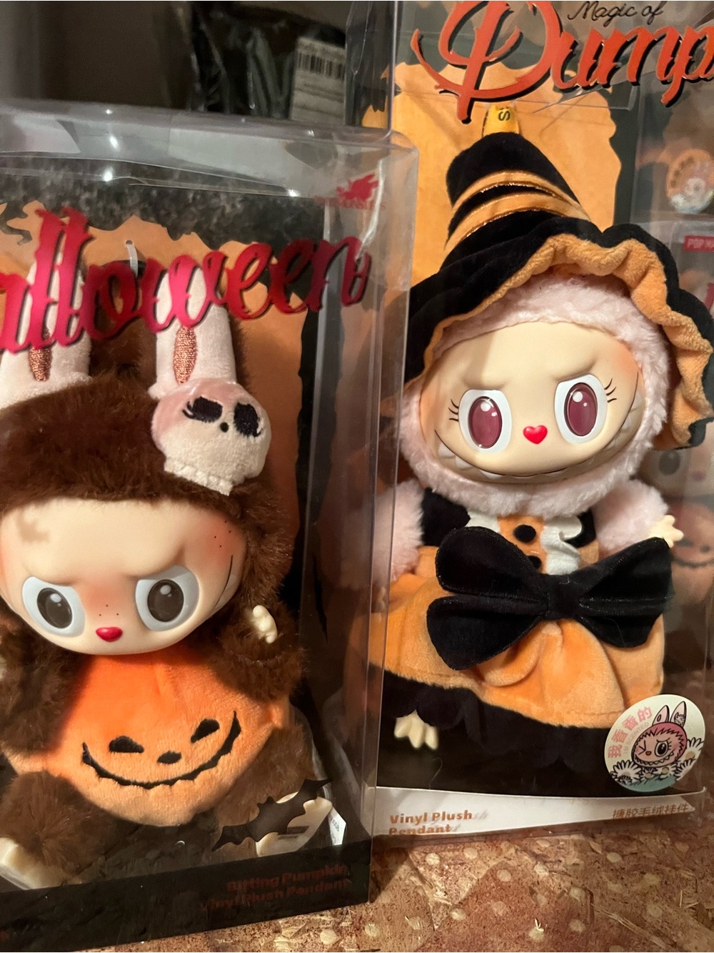 & Other Stories Halloween Plush Doll Set - Orange, Black, Brown, Cream